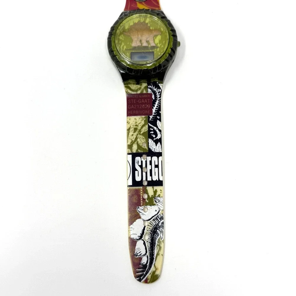 1997 Burger King Jurassic Park Lost World Watch Lot Dino Eye 3-D Stego Boxed